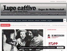 Tablet Screenshot of lupocattivoblog.com